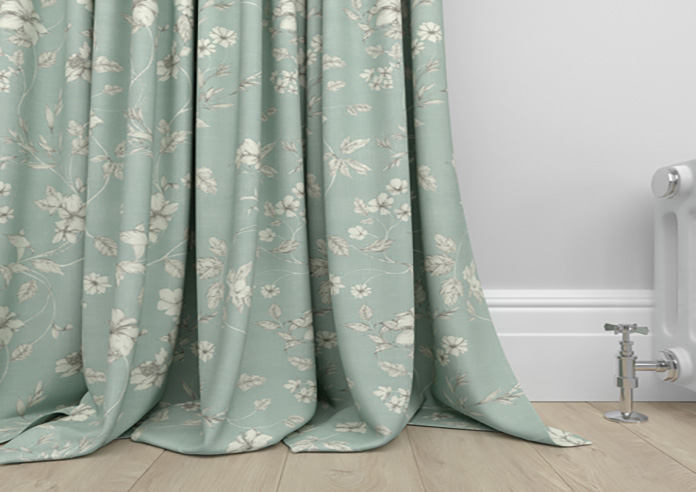 Etched Vine, Eau de Nil - Made to Measure Curtains - Image 6